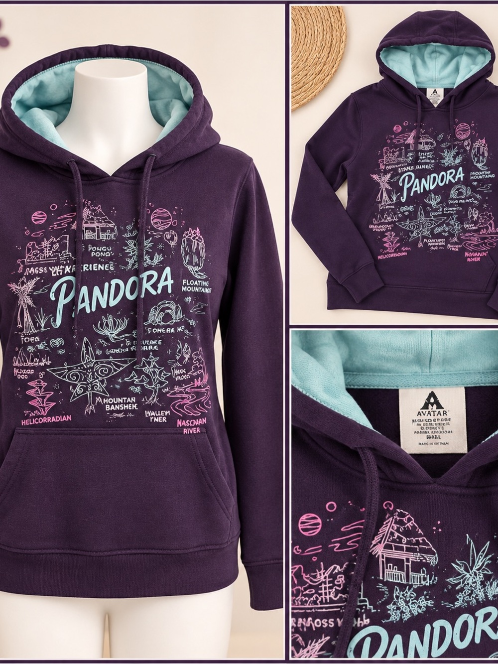 Women’s Pandora Graphic Hoodie - Purple
